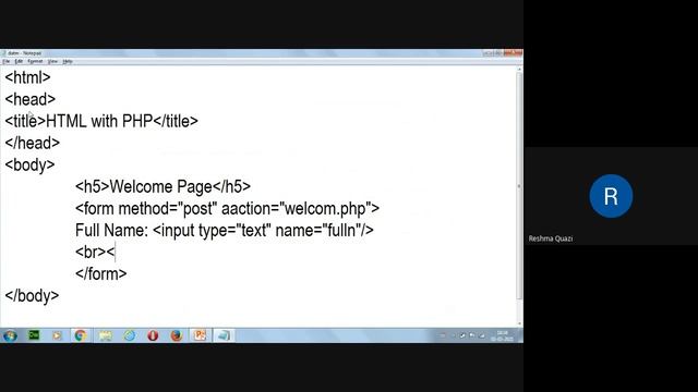 Unit III (Handling HTML Form With PHP) смотреть онлайн