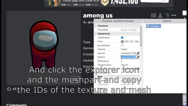 How to add meshes in Roblox RetroStudio part 2 смотреть онлайн