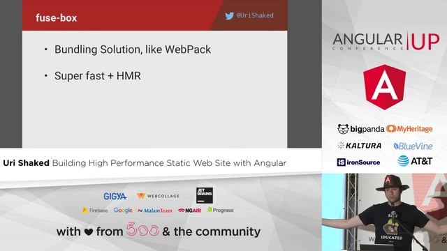 Uri Shaked - Building High Performance Static Web Site with Angular | AngularUP 2017 смотреть онлайн