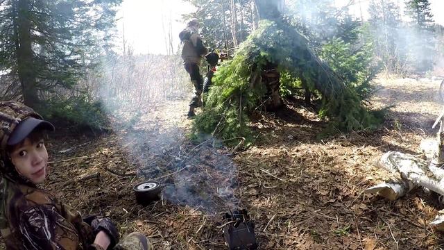 МАЙСКИЙ СЕМЕЙНЫЙ БУШКРАФТ.ДЕЛАЕМ ДОЛГОИГРАЮЩИЙ КОСТЕР смотреть онлайн
