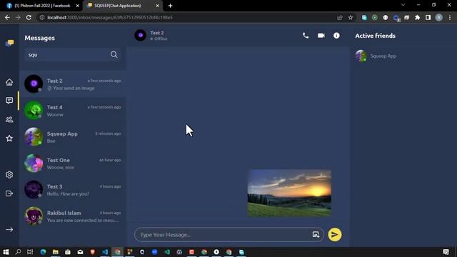 Squeep (A real time chat application): React, Redux, Express, mongoose, Socket.io смотреть онлайн