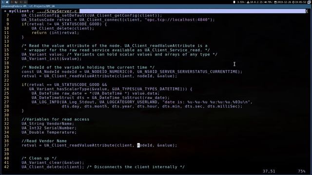 Open62541 (OPC UA in C) Tutorial Write a simple OPC UA client (Part 5) смотреть онлайн