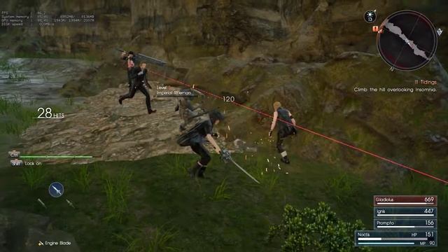 Final Fantasy XV - Gameplay PC Nvidia GTX 960 2GB смотреть онлайн