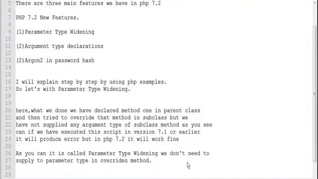 New Feature in PHP 7.2:-Explained смотреть онлайн