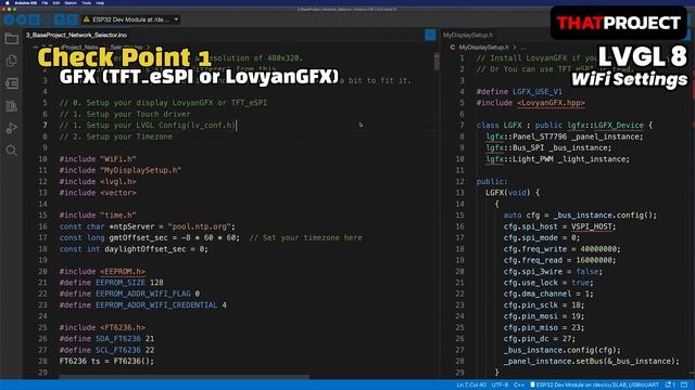 ESP32 | LVGL8 | Ep 3. Base Project for WiFi Settings смотреть онлайн
