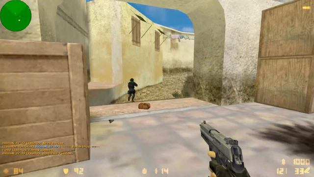 Counter Strike 1.6 - de_tuscan mini ace with usp kills смотреть онлайн