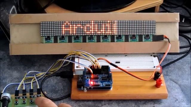 Parola For Arduino - LED Matrix With MAX7219 Controller