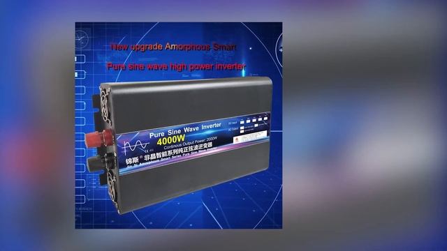 Pure Sine Wave Power Inverter 4000W 5000W DC 12V 24V 48V To AC220V Portable Power Bank Converter.v2 смотреть онлайн