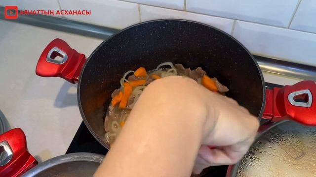 ГАРИНИР ТУРЕЦКИЙ?Ужин с мясом. На скорую руку @damdi.receptter_ смотреть онлайн