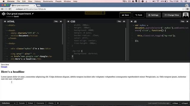 An In-Depth Introduction to CodePen for Beginners (2016) смотреть онлайн