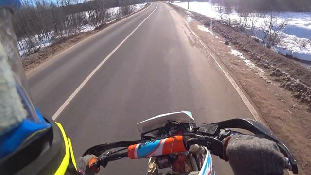 ПОКАТУШКА НА ПИТБАЙКЕ KAYO BASIC YX125 17/14 KRZ (2020 г.) смотреть онлайн