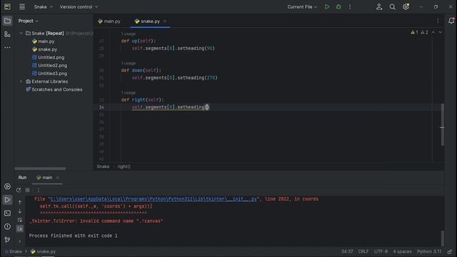 Pythonda Snake game (Ilon o'yin) yaratish | Python o'yin yaratish смотреть онлайн