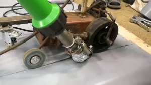 Сварка тента ПВХ самодельный ручным аппаратом.