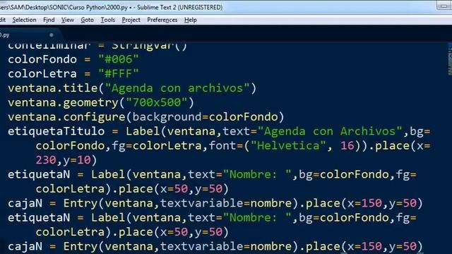 Python 3.x Tkinter Tutorial 8: Agenda Parte 1 смотреть онлайн