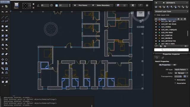 WipeOut + Hatch AutoCad (Cobertura en AutoCad español) смотреть онлайн