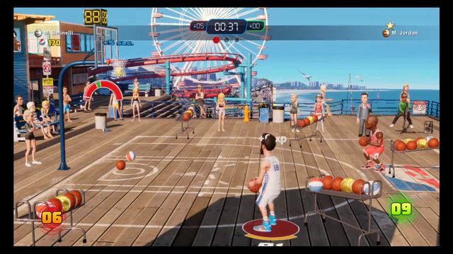 Gara 3 punti Belinelli vs Michael Jordan NBA JAM 2K Playgrounds 2 Nintendo Switch HD 4K смотреть онлайн