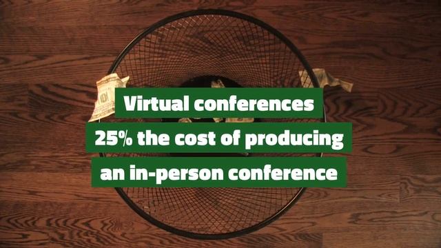 Virtual Conferences Cost 75% Less To Produce смотреть онлайн