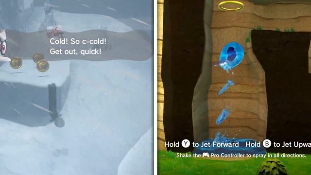 Super Mario Odyssey - Sonic vs Mario (Splitscreen Race) - Full Game Walkthrough смотреть онлайн