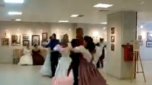 Фрагмент бала в Пушкинском Болдино 2011 год