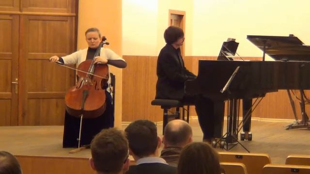 Scriabin. Etude op.8 № 11 for cello and piano смотреть онлайн