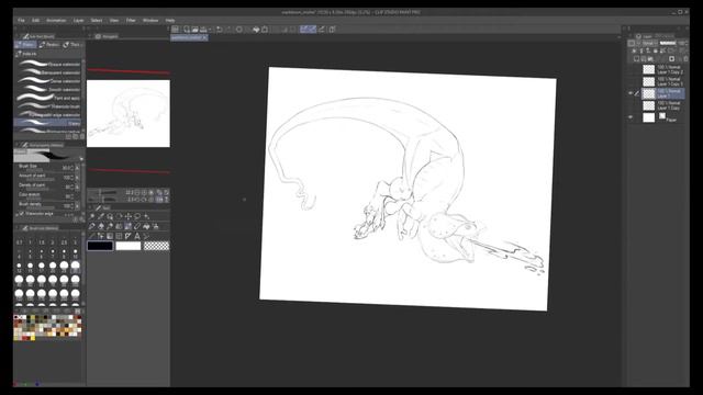 SPEED PAINT #3 Mel Cabre Original Creature Design смотреть онлайн