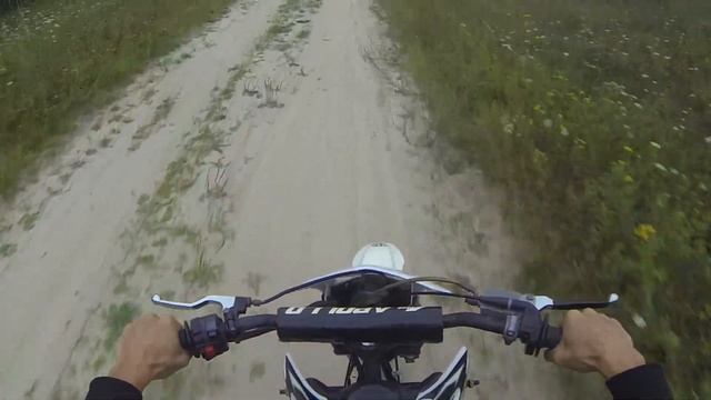 Купил питбайк 125 кубов 17/14 первые покатушки