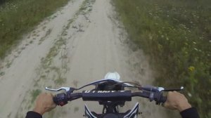 Купил питбайк 125 кубов 17/14 первые покатушки