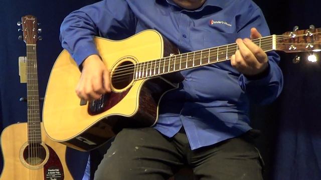 Fender CD220SCE Acoustic Guitar Ash Burl смотреть онлайн