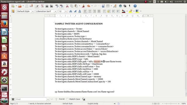 Pull twitter data to hadoop (hdfs) using flume смотреть онлайн
