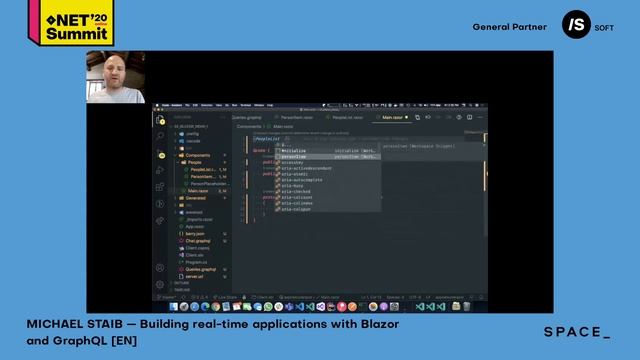 Michael Staib, Building real-time applications with Blazor and GraphQL [EN] смотреть онлайн