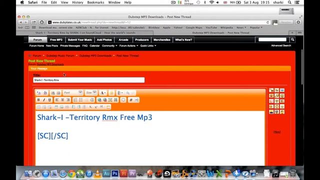 SoundCloud How To Post In Forums Share your Sounds On www.Dubplates.co.uk смотреть онлайн