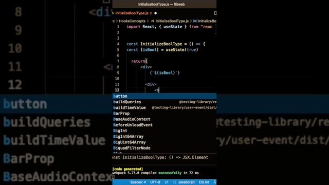 Boolean Declaration by using useState #reactjs #reacthooks #usestate #useeffect #coding #javascript смотреть онлайн
