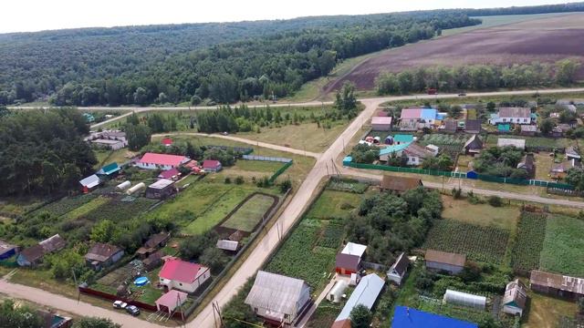 Село Ким Альшеевский район снято с квадрокоптера 2021 год. 4K смотреть онлайн