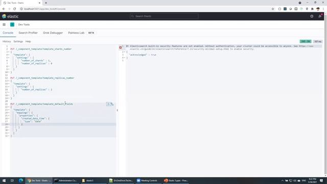 Elasticsearch - Index Template смотреть онлайн