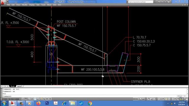 Tutorial autocad warehouse structure h beam in autocad structure architecture free download autocad смотреть онлайн