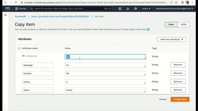 DynamoDB change data capture for aggregations with Apache Druid смотреть онлайн