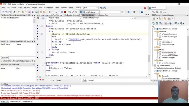 Intensive Delphi 2016 - Servidor REST/JSON no Delphi com Banco de Dados. смотреть онлайн