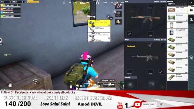 Pubg Season 18 || Python Live #ROAD TO 200 SUBS смотреть онлайн