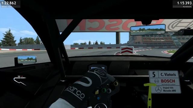 RaceRoom Racing Experience [HD] Nürburgring Sprint DTM AMG Mercedes C-Coupé (2014) onboard смотреть онлайн
