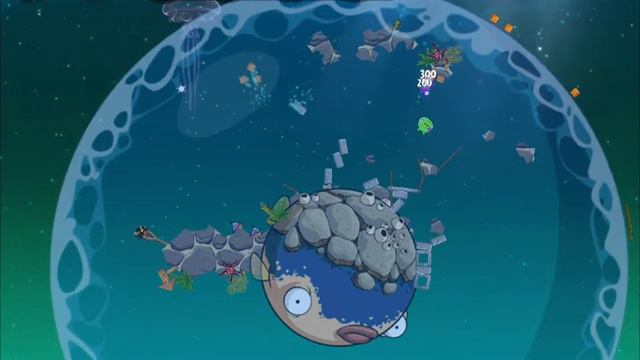 Angry Birds Space - Level 6-19 Pig Dipper 3 Star Walkthrough | WikiGameGuides смотреть онлайн
