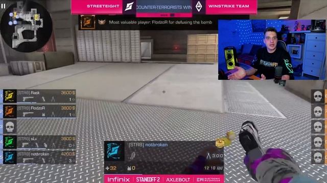 Winstrike Team ЗАБРАЛИ 240 000 рублей Standoff 2 Minor by Infinix | Grand Final смотреть онлайн