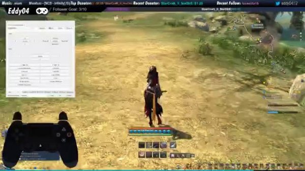 Blade and Soul GamePad setup and testing | Stream