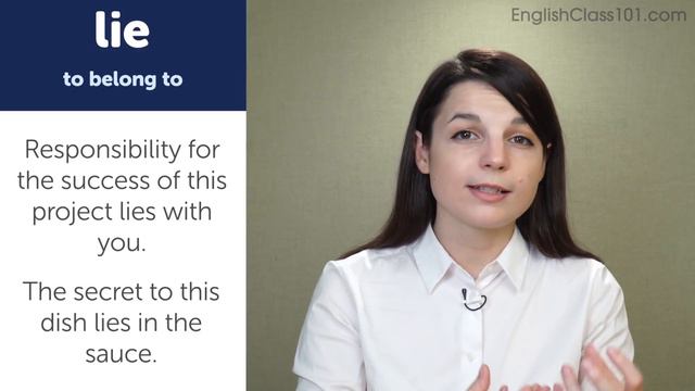 LIE - Basic Verbs - Learn English Grammar смотреть онлайн