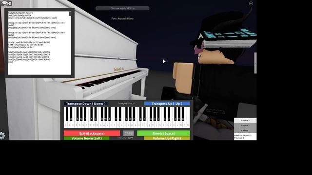 My attempt on playing House Of Memories on Roblox Piano смотреть онлайн