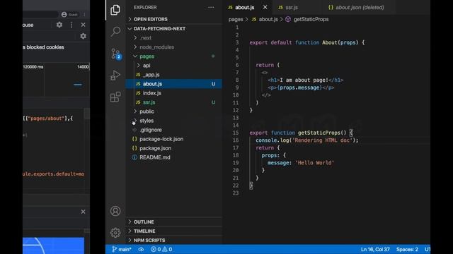 Next JS - Data Fetching | GetStaticProps vs GetServerSideProps смотреть онлайн