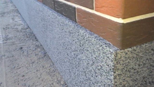 Цоколь из мраморной крошки - каменный ковёр смотреть онлайн