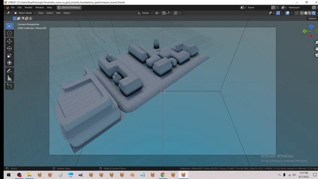 'Smooth City Streaming' - with physics - :D [Blender 3d fork upbge + Geometry nodes] смотреть онлайн