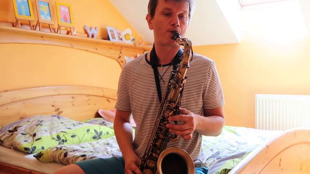 Nový nástroj - Tenor saxofon Thomann Antique - první tóny смотреть онлайн