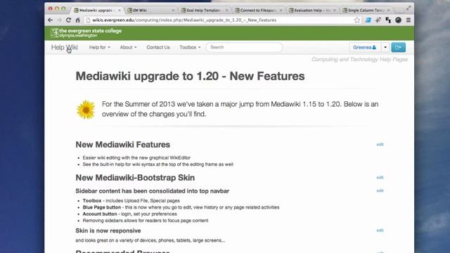 Mediawiki upgrade to 1.20 - New Features for Evergreen Wikis смотреть онлайн