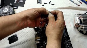 СБОРКА Материнской платы MSI H310M PRO VDH PLUS Игрового Бюджетного ПК на основе intel core i3 9100